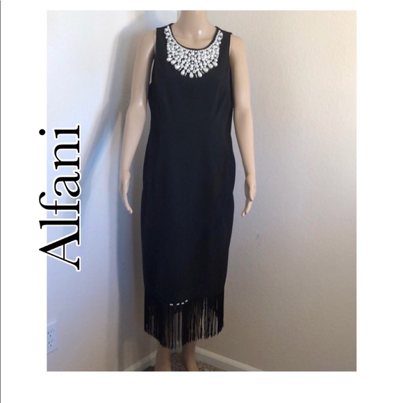Alfani Dresses & Skirts - 💐Alfani Beaded Dress Sz 14